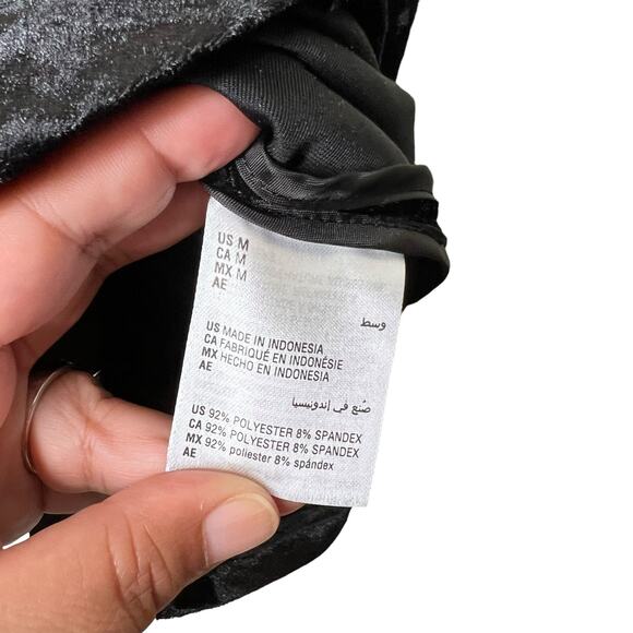 INC International Concepts Women's Crushed-Velvet Peplum Jacket Size Medium - Picture 3 of 6